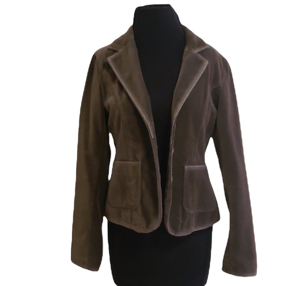 Boden Velvety Chocolate Brown Jacket Blazer 10 - Picture 6 of 11